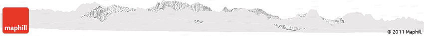 Silver Style Horizon Map of Jalapa, single color outside