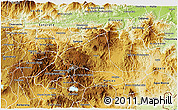 Physical 3D Map of Jalapa