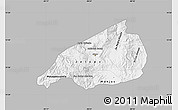 Gray Map of Jalapa, single color outside