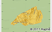 Savanna Style Map of Jalapa, single color outside