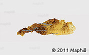 Physical Panoramic Map of Jalapa, cropped outside