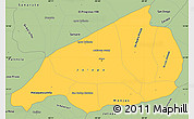 Savanna Style Simple Map of Jalapa