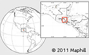 Blank Location Map of Sn Luis Jilotepe