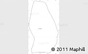 Blank Simple Map of Sn Luis Jilotepe, cropped outside