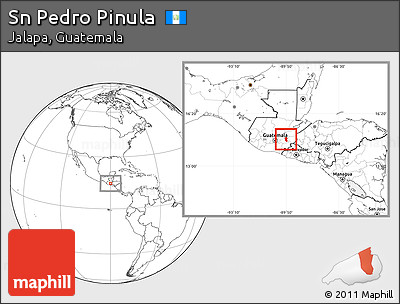 Blank Location Map of Sn Pedro Pinula