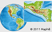 Physical Location Map of Sn Pedro Pinula