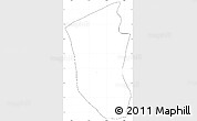 Blank Simple Map of Sn Pedro Pinula, cropped outside
