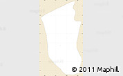 Classic Style Simple Map of Sn Pedro Pinula, single color outside