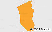Political Simple Map of Sn Pedro Pinula, cropped outside