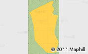 Savanna Style Simple Map of Sn Pedro Pinula
