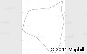Blank Simple Map of Comapa, cropped outside