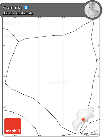 Blank Simple Map of Comapa