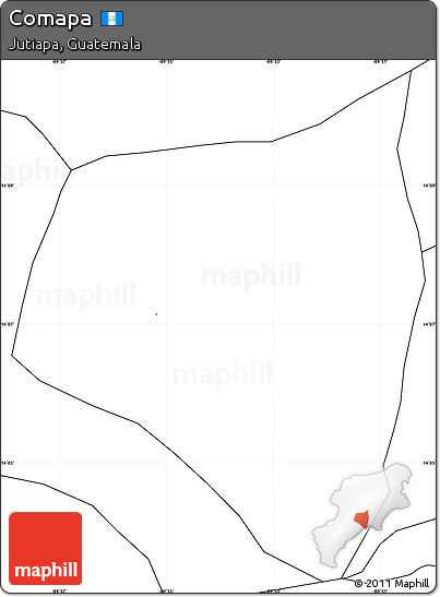 Blank Simple Map of Comapa