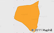 Political Simple Map of Comapa, cropped outside