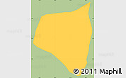 Savanna Style Simple Map of Comapa, single color outside