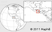 Blank Location Map of Jalpatagua, highlighted parent region