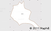 Classic Style Simple Map of Jalpatagua, cropped outside