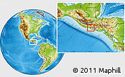 Physical Location Map of Moyuta