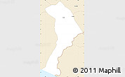 Classic Style Simple Map of Moyuta