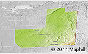 Physical 3D Map of Dolores, lighten, desaturated