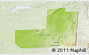 Physical 3D Map of Dolores, lighten