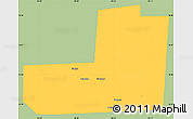 Savanna Style Simple Map of Dolores, single color outside