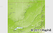 Physical 3D Map of Flores