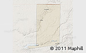 Shaded Relief 3D Map of Flores, lighten