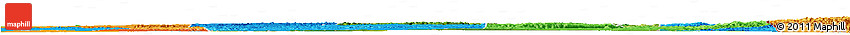 Satellite Horizon Map of Flores, political outside