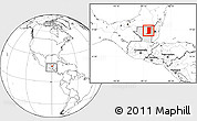 Blank Location Map of Flores, highlighted parent region, within the entire country