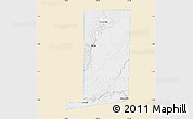 Classic Style Map of Flores, single color outside