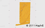 Political Map of Flores, cropped outside