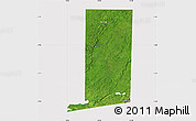 Satellite Map of Flores, cropped outside