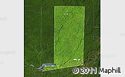 Satellite Map of Flores, darken