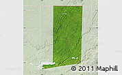 Satellite Map of Flores, lighten