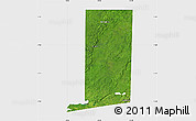 Satellite Map of Flores, single color outside