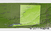 Physical Panoramic Map of Flores, darken