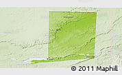 Physical Panoramic Map of Flores, lighten