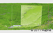 Physical Panoramic Map of Flores, satellite outside