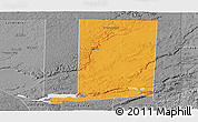 Political Panoramic Map of Flores, desaturated