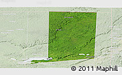 Satellite Panoramic Map of Flores, lighten