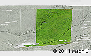 Satellite Panoramic Map of Flores, lighten, semi-desaturated