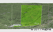 Satellite Panoramic Map of Flores, semi-desaturated
