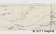Shaded Relief Panoramic Map of Flores
