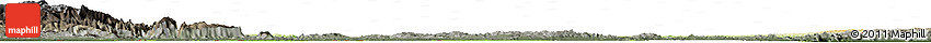 Physical Horizon Map of Peten, darken, semi-desaturated