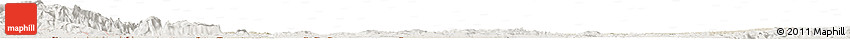 Shaded Relief Horizon Map of Peten, lighten