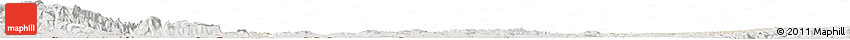Shaded Relief Horizon Map of Peten, lighten, semi-desaturated