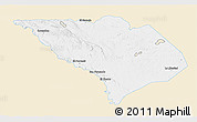Classic Style 3D Map of La Libertad, single color outside