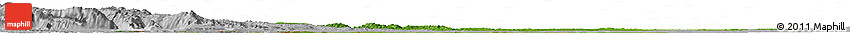 Satellite Horizon Map of La Libertad, lighten, desaturated