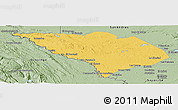 Savanna Style Panoramic Map of La Libertad